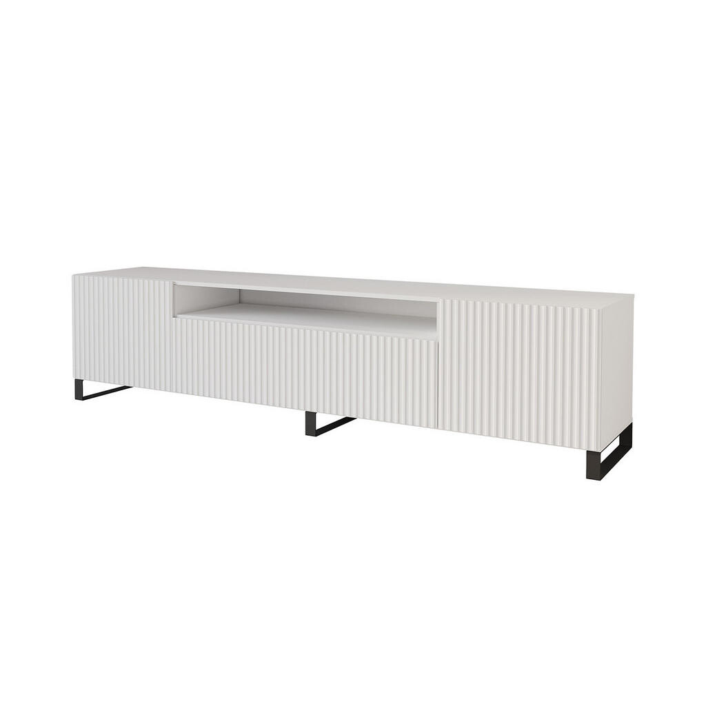 ALTDECOR NÍZKÁ komoda NOA-2-S 200 x 53 x 41 cm – bílá