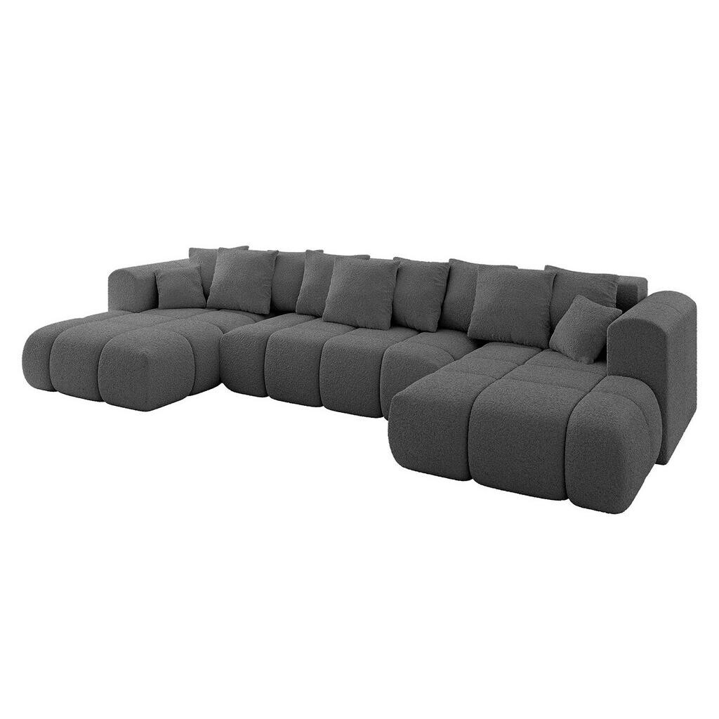 ALTDECOR SEDACÍ SOUPRAVA CLOUD-U-v1 405x185x90 šedá buklé