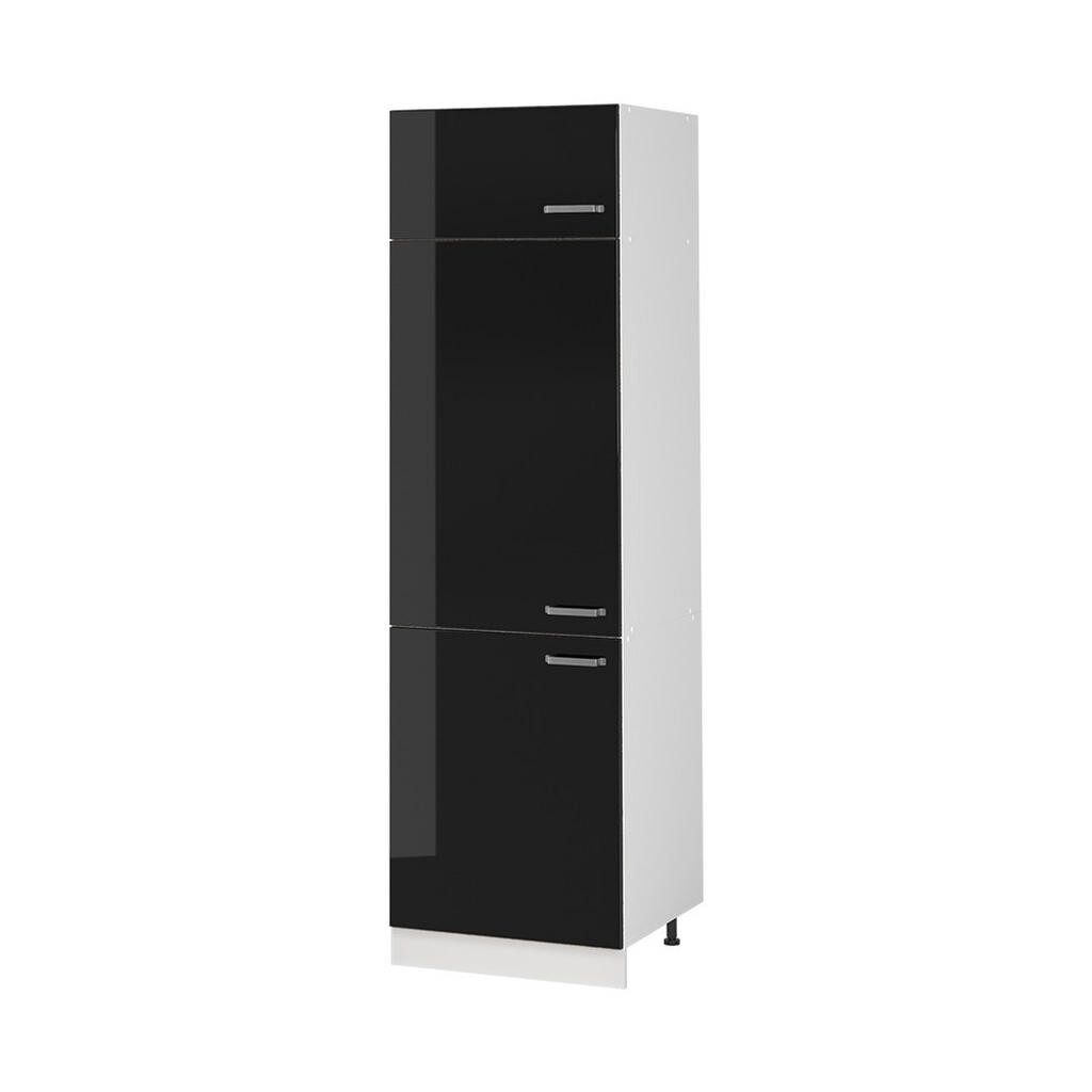 Vicco VYSOKÁ SKŘÍŇ R-Line, Černý vysoký lesk/Bílá, 60 cm