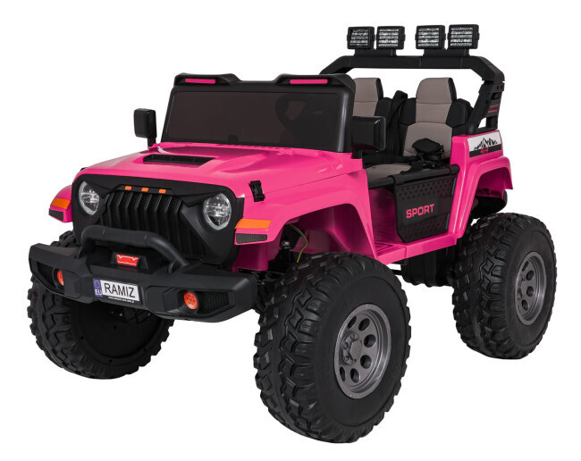 Elektrické autíčko Extreme Sport 4x4 růžové