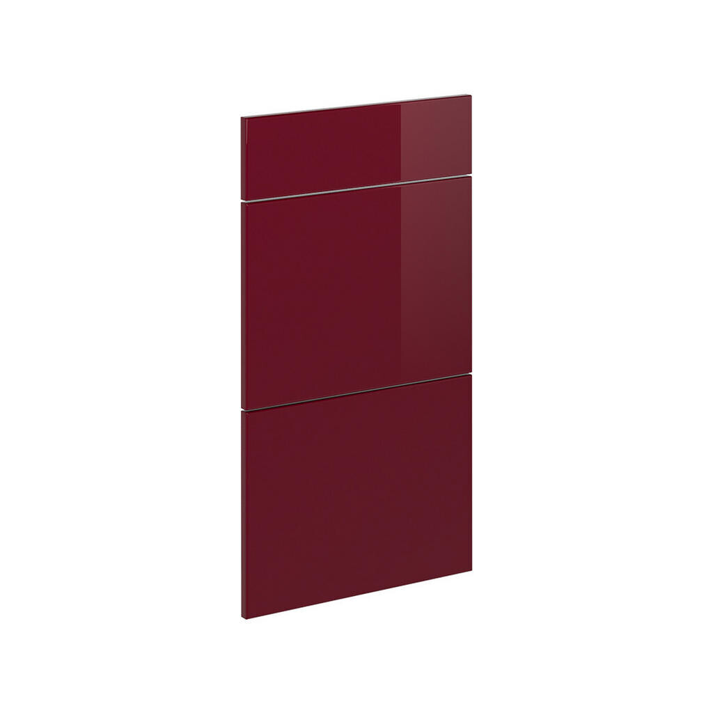 Vicco KUCHYŇSKÁ DVÍŘKA R-Line Červená vysoký lesk 39.6 x 70.4 cm nábytková čela pro spodní skříňku se zásuvkami