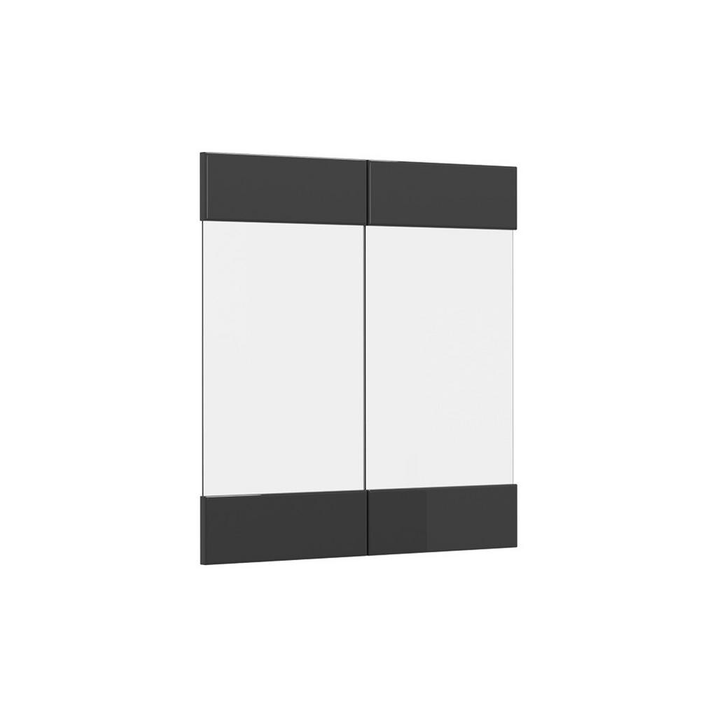 Vicco KUCHYŇSKÁ DVÍŘKA R-Line Antracitový vysoký lesk 59.2 x 59 cm nábytková čela pro závěsnou vitrínu