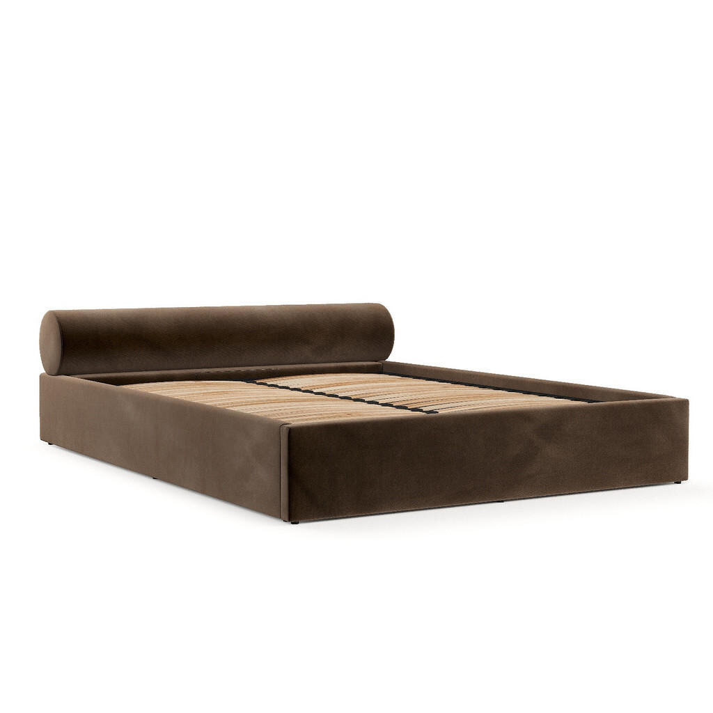 AltaBeds ČALOUNĚNÁ POSTEL SOLVO 140/200 cm Hnědá