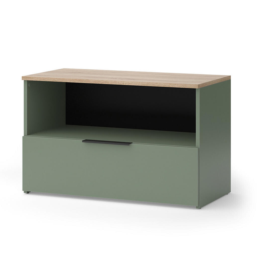 Vicco KREDENC Wido Zelená 80 x 50 cm s 1 uzavřenou přihrádkou
