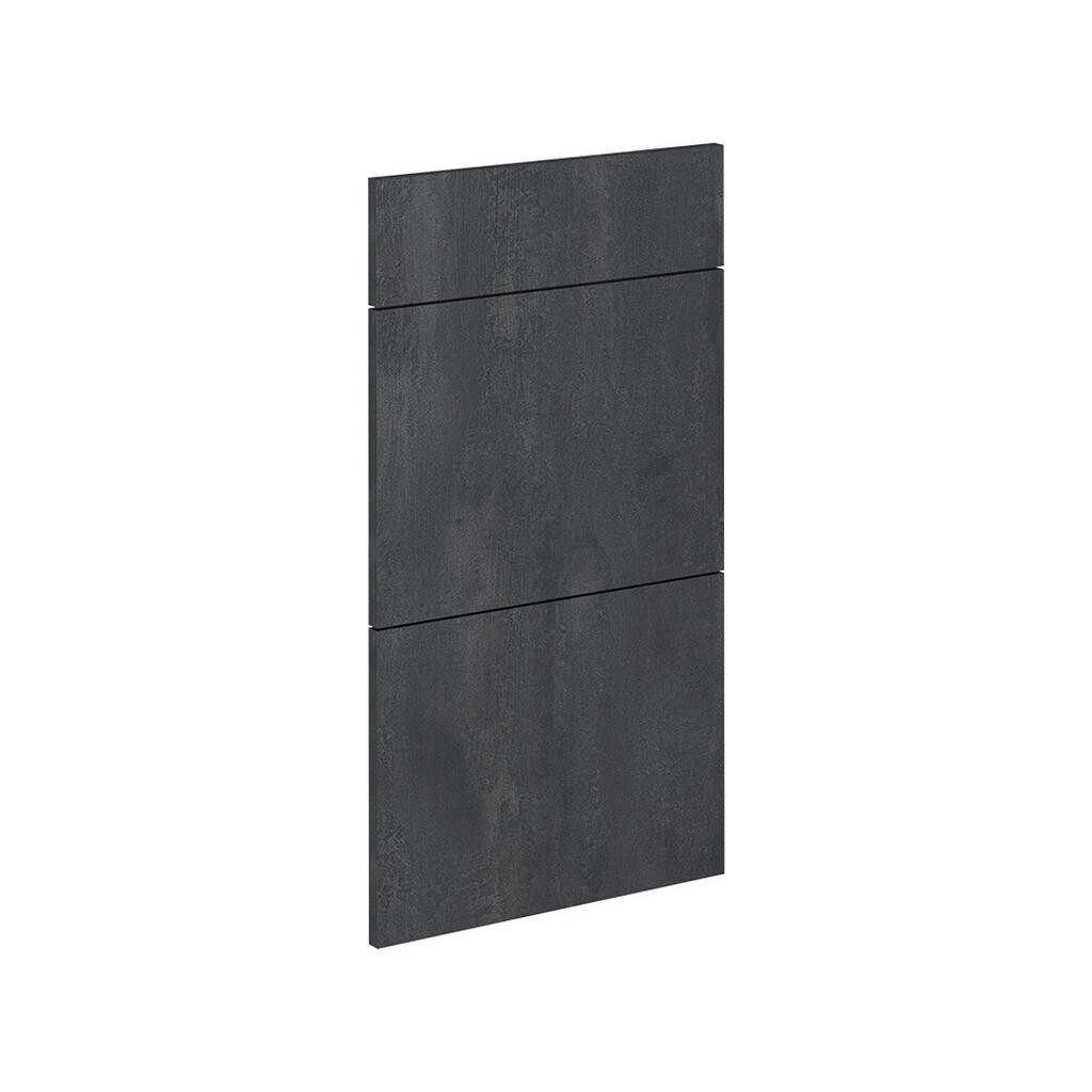 Vicco KUCHYŇSKÁ DVÍŘKA R-Line Černý beton 39.6 x 70.4 cm nábytková čela pro spodní skříňku se zásuvkami