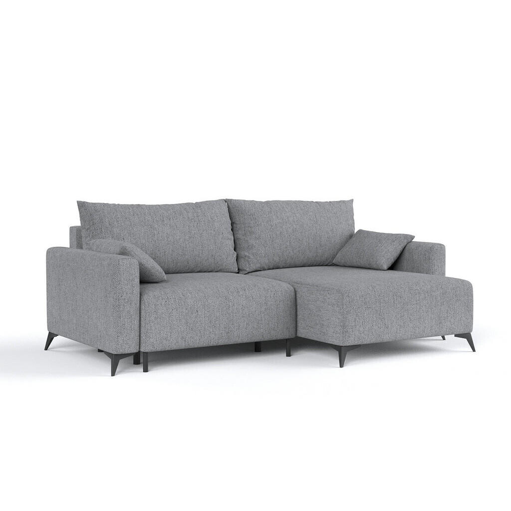 AltaBeds ROHOVÁ SEDAČKA NUVIO, textil, Šedá