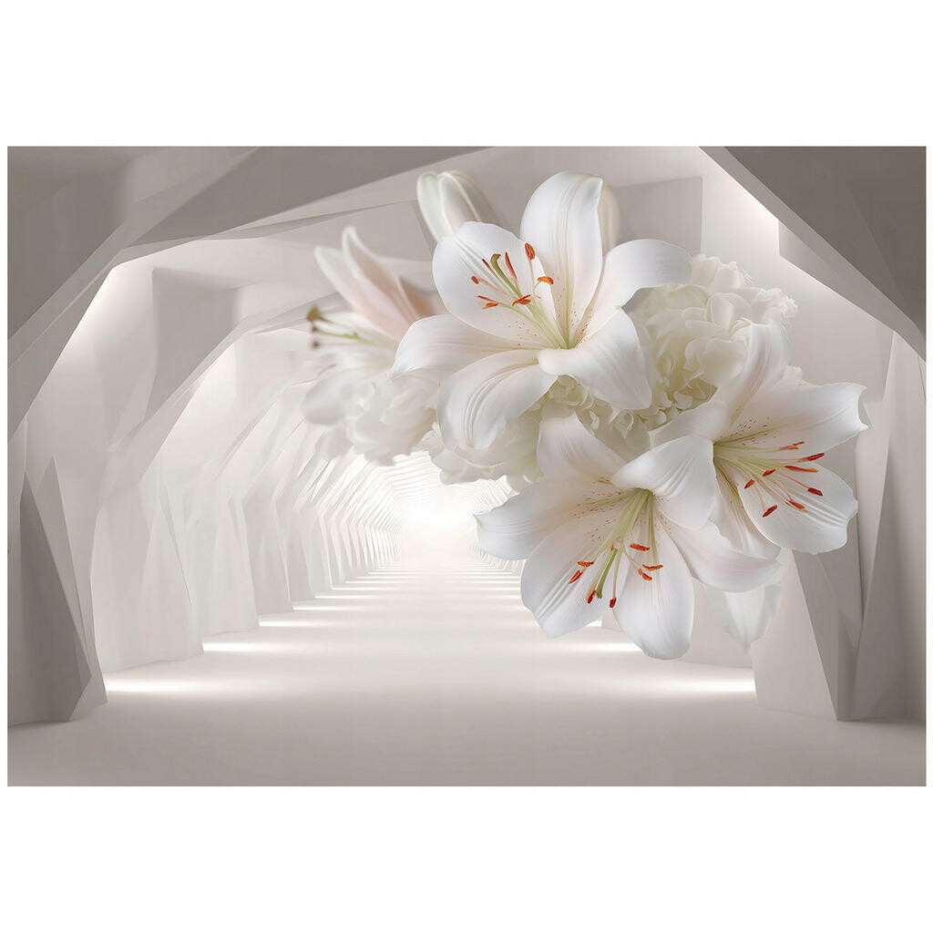 Wallarena 3D abstraktní béžová fototapeta 350x250 cm