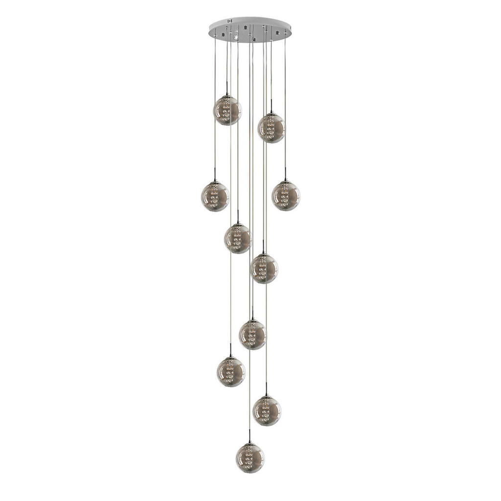 Nettlife KYVADLOVÉ světlo, energeticky úsporné, 10 světel, 41/41/240 cm