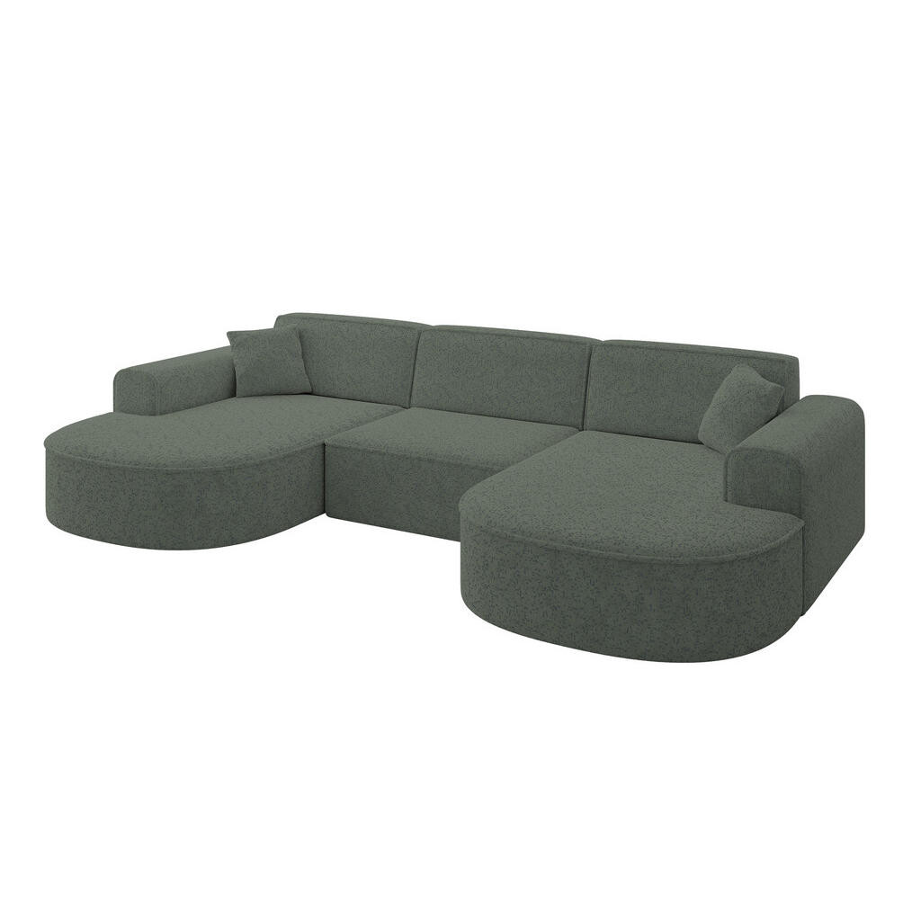 ALTDECOR SEDACÍ SOUPRAVA MARI-U1 – 303 x 171 x 79 cm, zelená Tissu