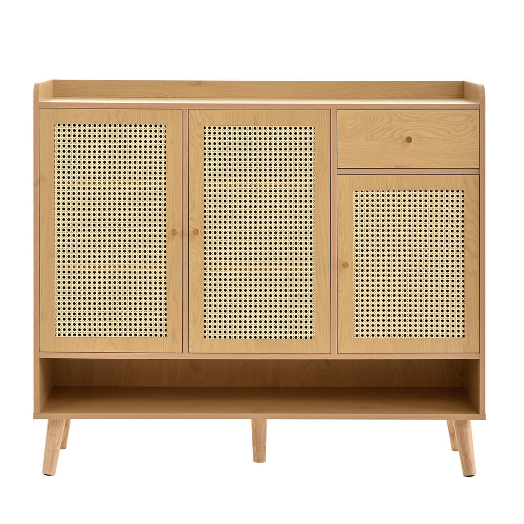 FLIEKS BOTNÍK Ratan 3 Dvířka Přírodní 120x35x106cm