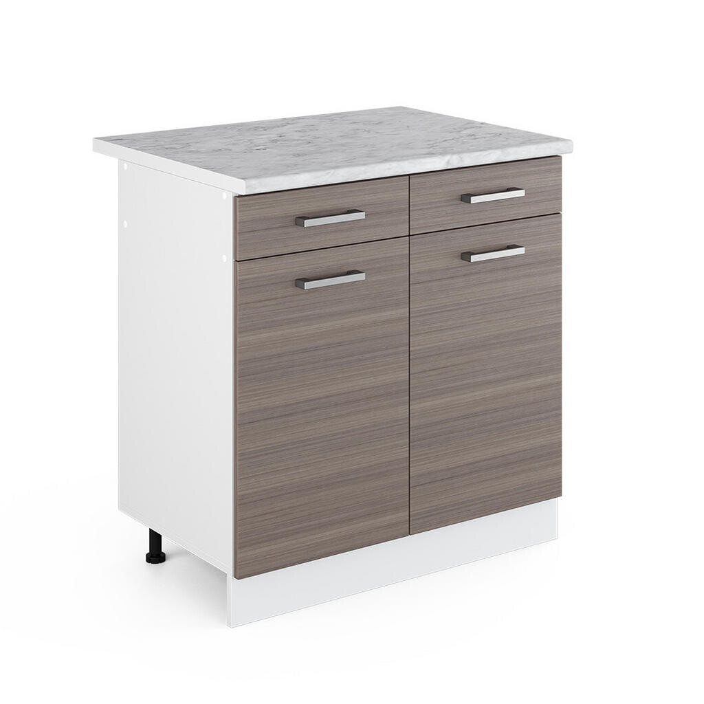 Vicco SPODNÍ SKŘÍŇKA KUCHYŇSKÉ LINKY R-Line Ušlechtilá šedá 80 cm s pracovní deskou