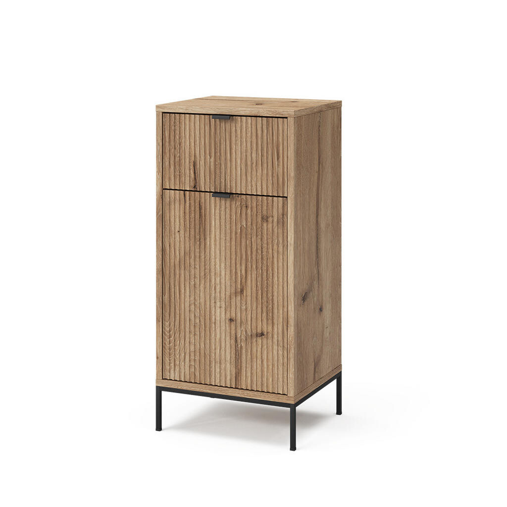 Vicco KOUPELNOVÁ SKŘÍŇKA Eliza Dub Viking 40 x 87 cm s dvířky a zásuvkou