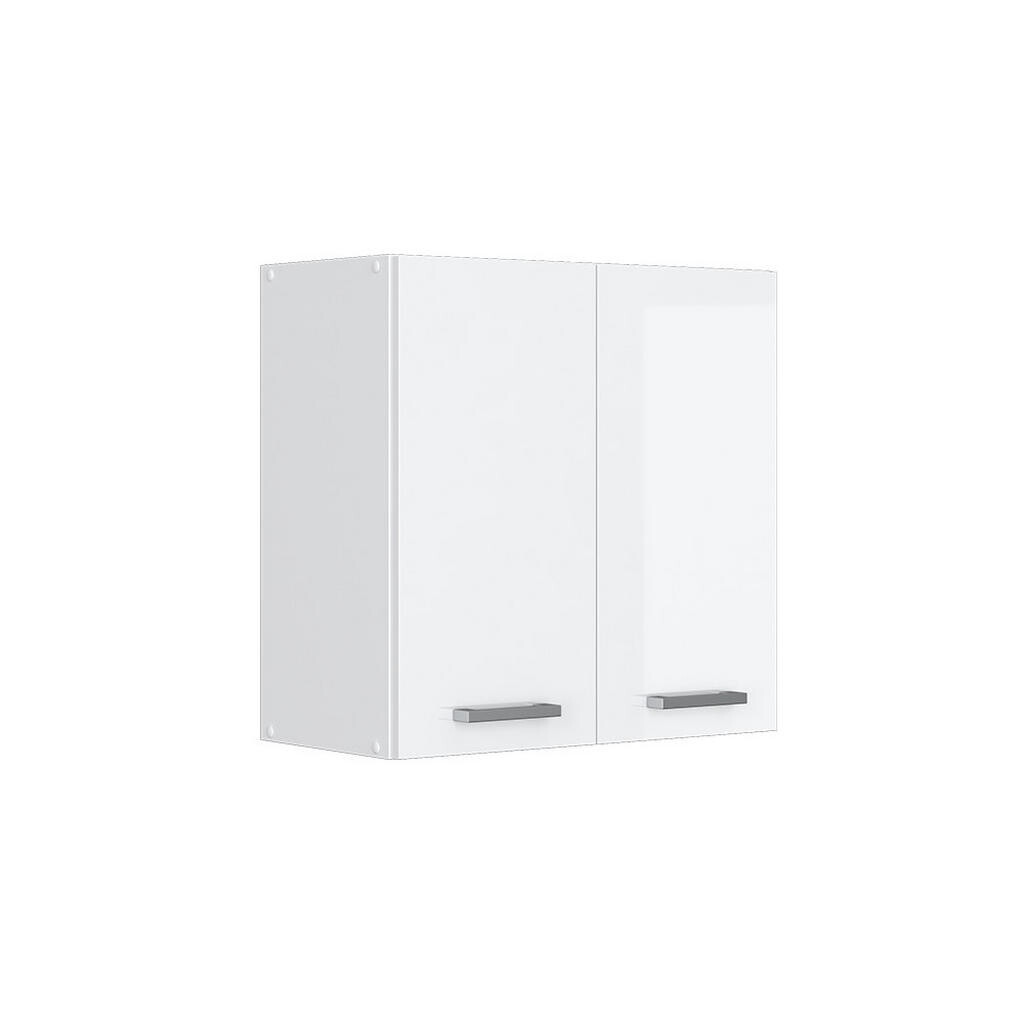 Vicco UNIVERZÁLNÍ NÁSTĚNNÁ SKŘÍŇKA R-Line Bílá vysoký lesk 60 cm s dvířky