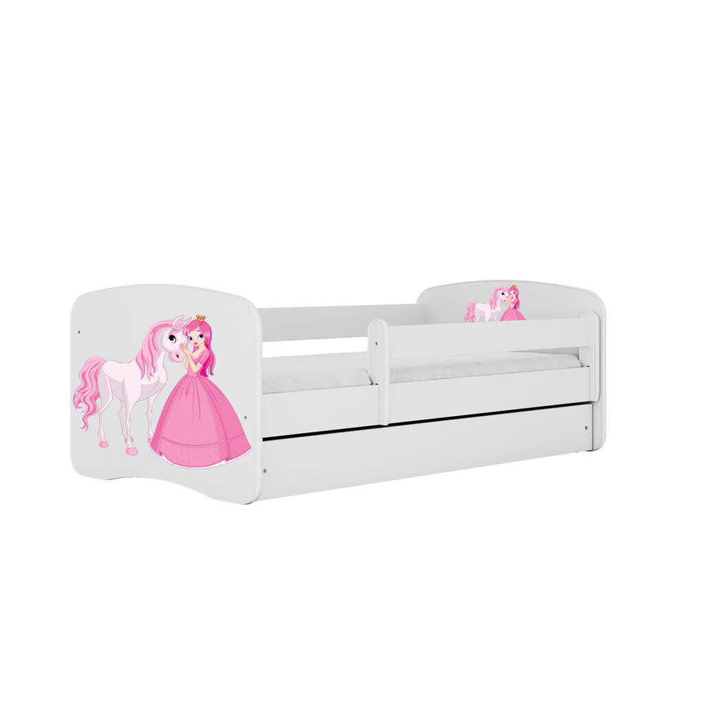 RAUMHIRSCH FURNITURE DĚTSKÁ POSTEL Princezna Kůň se zásuvkou 140/70 80/61/144