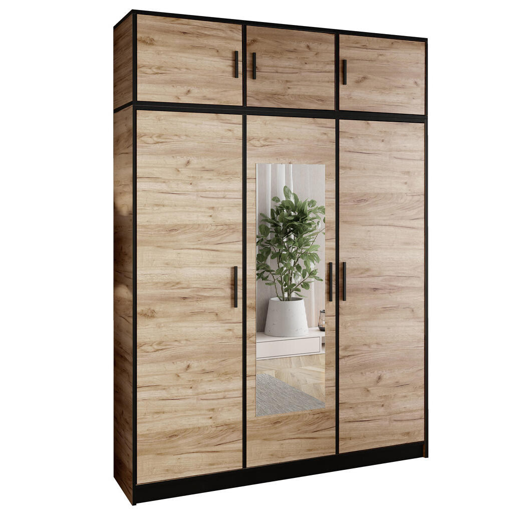 Kier Furniture ŠATNÍ SKŘÍŇ ROJ s nástavbou 3D Dub Craft