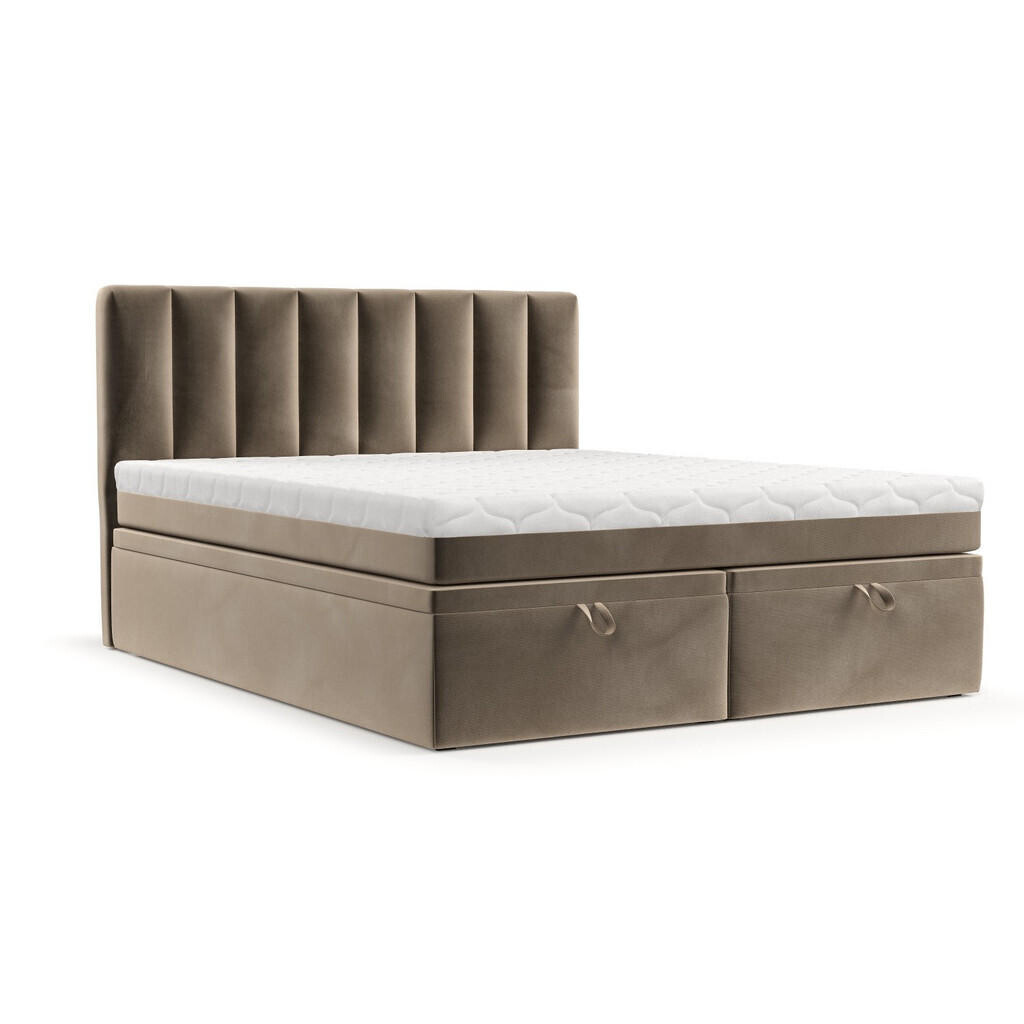 AltaBeds POSTEL BOXSPRING LUME 160/200 Taupe