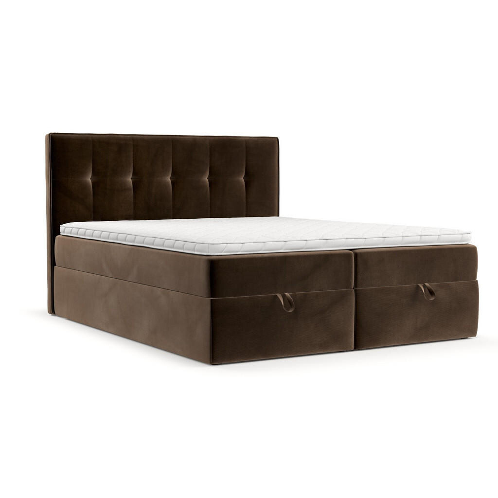 AltaBeds POSTEL BOXSPRING TIVRA 160/200 Hnědá
