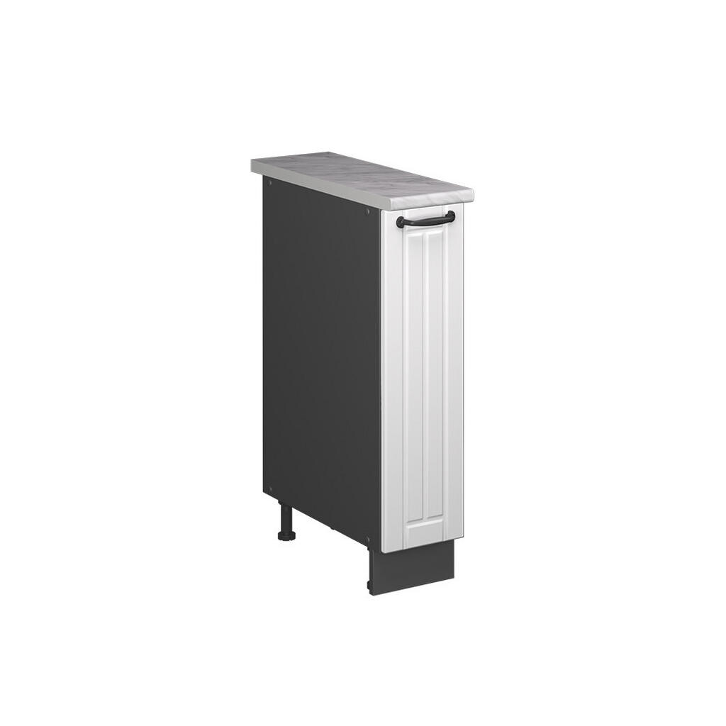 Vicco LÉKÁRNIČKOVÁ SKŘÍŇKA Fame-Line, Bílý venkovský dům/Antracit, 20 cm, PD Mramor