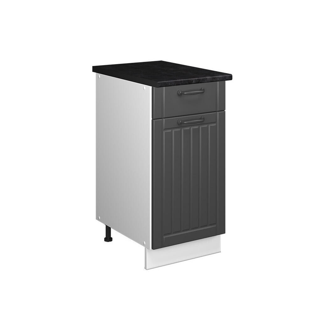 Vicco SPODNÍ SKŘÍŇKA PRO DŘEZ/VARNOU DESKU Fame-Line, Tmavě šedá/Bílá, 40 cm, PD Antracit