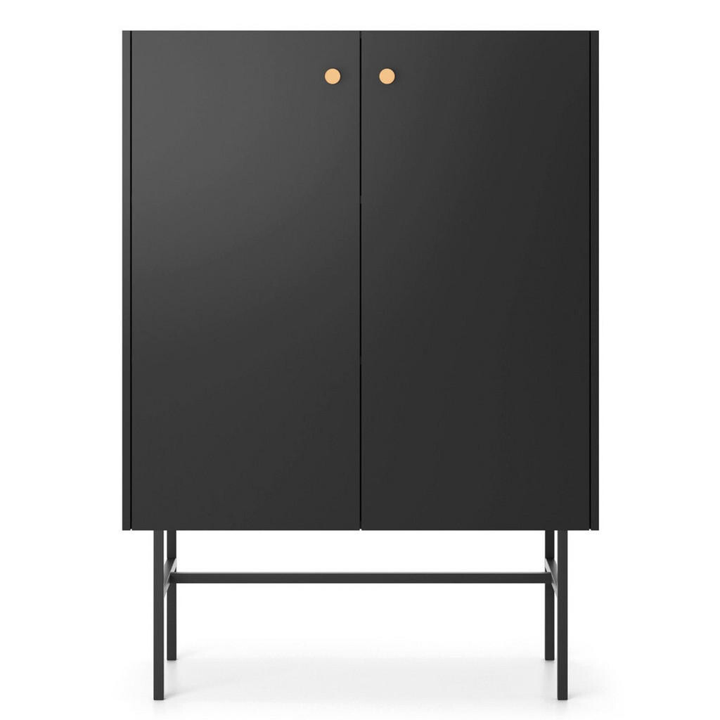 Selsey HIGHBOARD Divenos černá 93 cm