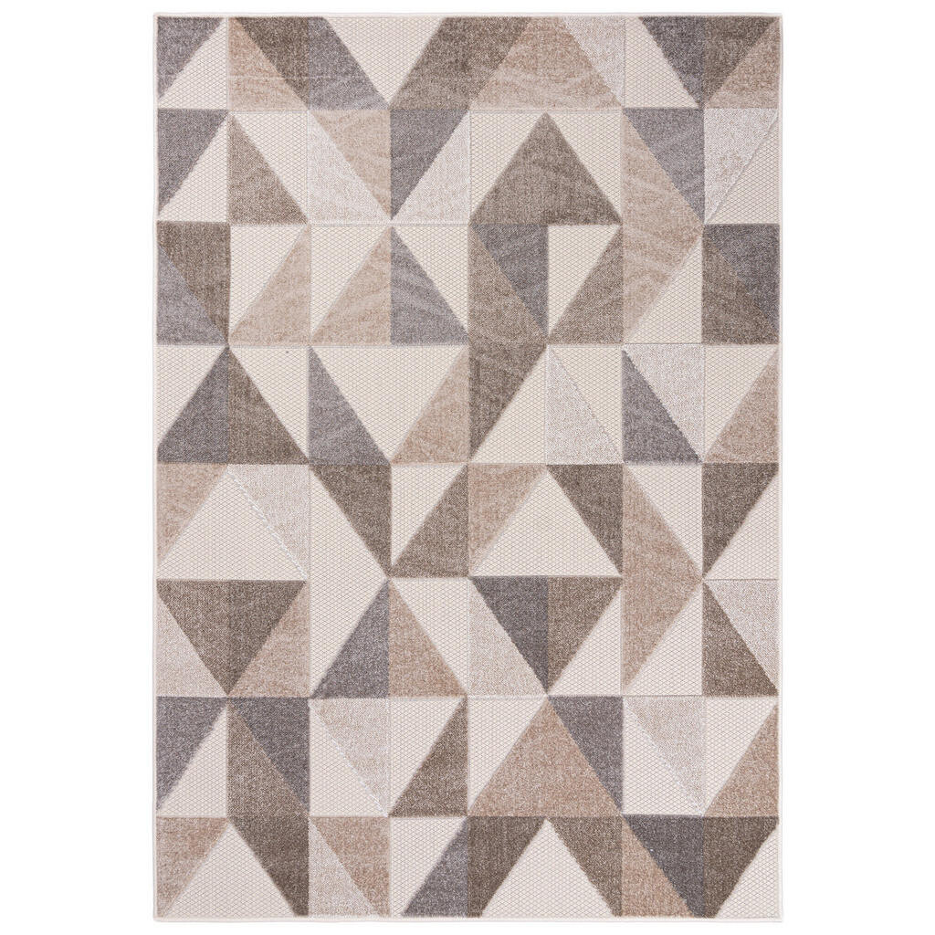 Mazovia KOBEREC béžový barevný geometrický - 140x200 cm