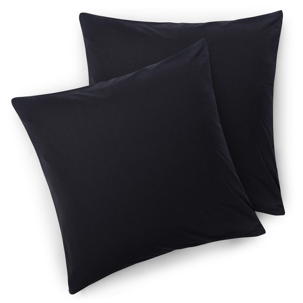 Blumtal POVLAK na polštář Agneta 80/80 cm, sada 2 ks, 100% bavlna, černá