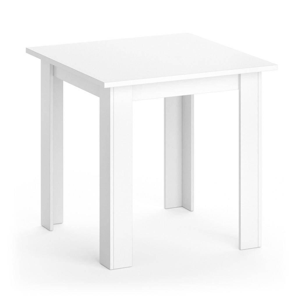 Vicco JÍDELNÍ STŮL Karlos Bílá 80 x 80 cm