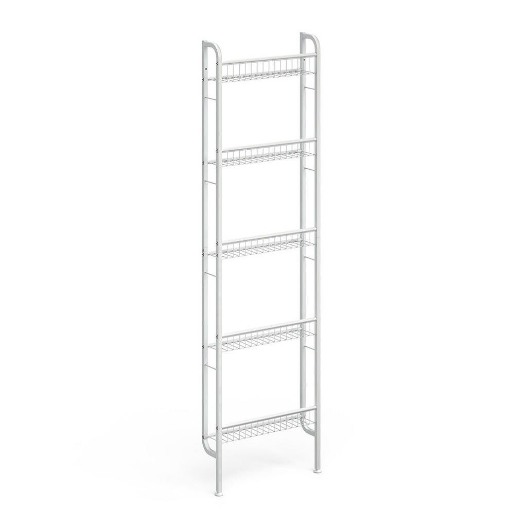 Vicco REPOSÉ ŽEBŘÍK Klivo Bílá 44.5 x 160 cm s 5 policemi
