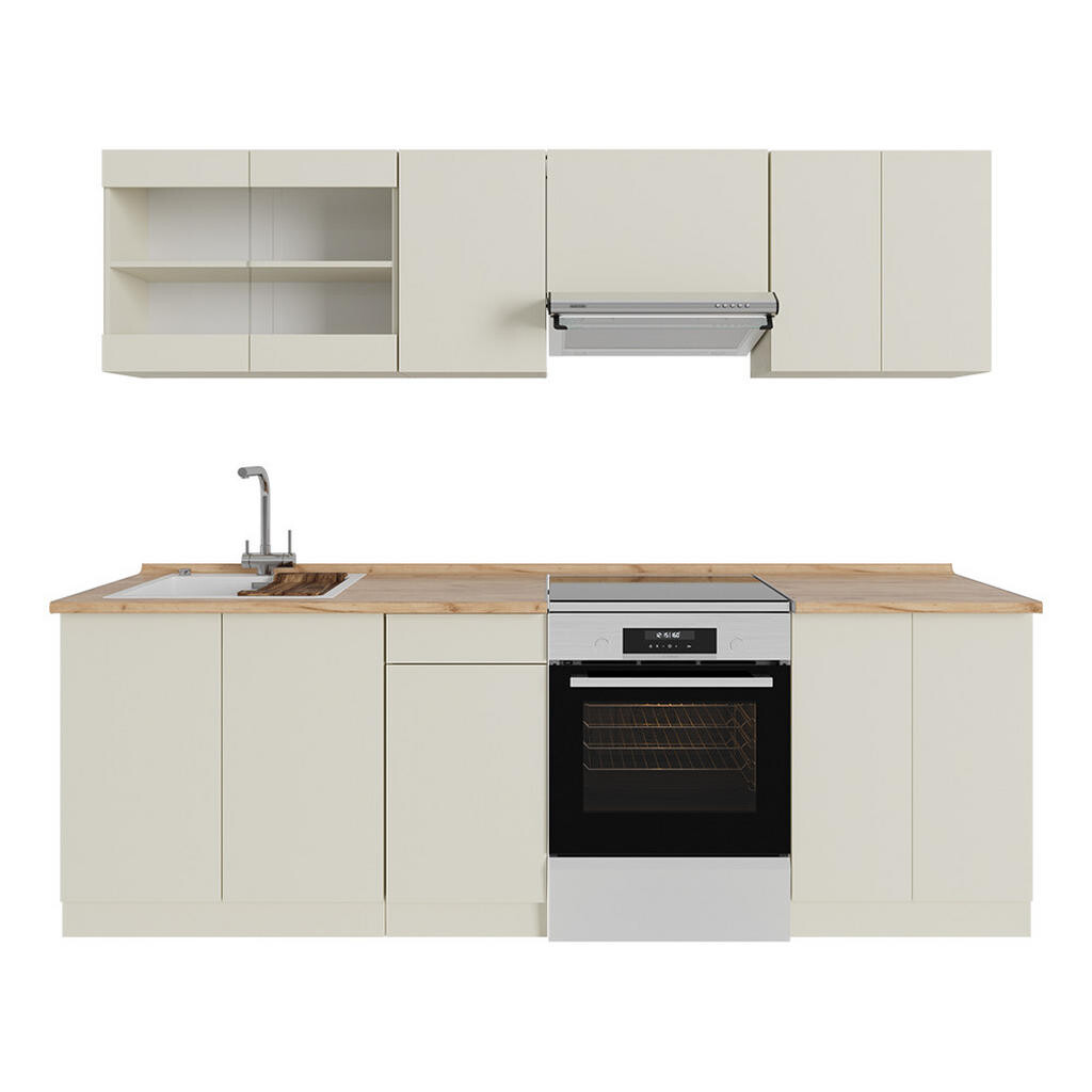 Vicco KUCHYŇSKÁ LINKA R-Line Béžová 240 cm , PD Dub