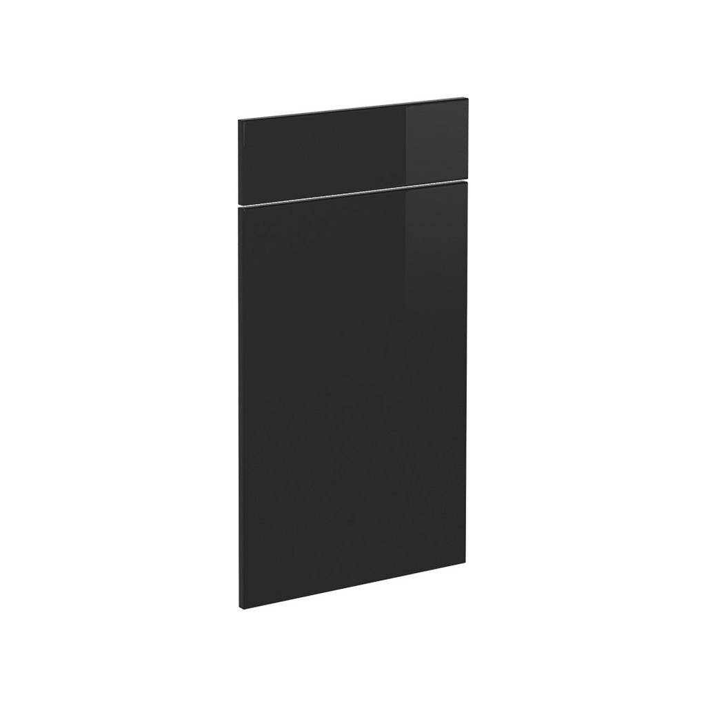 Vicco KUCHYŇSKÁ DVÍŘKA R-Line Černý vysoký lesk 39.6 x 70.8 cm nábytková čela pro spodní skříňku se zásuvkami