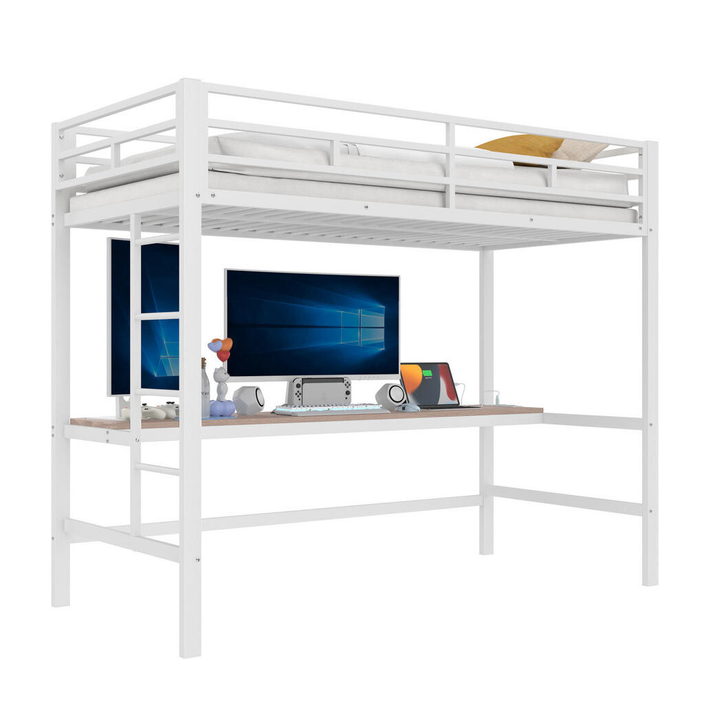 OKWISH PATROVÁ postel 90/200 cm s madly, stolkem a USB porty