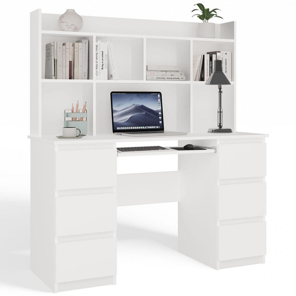 RAUMHIRSCH FURNITURE PSACÍ STŮL Bílý 130/146/51