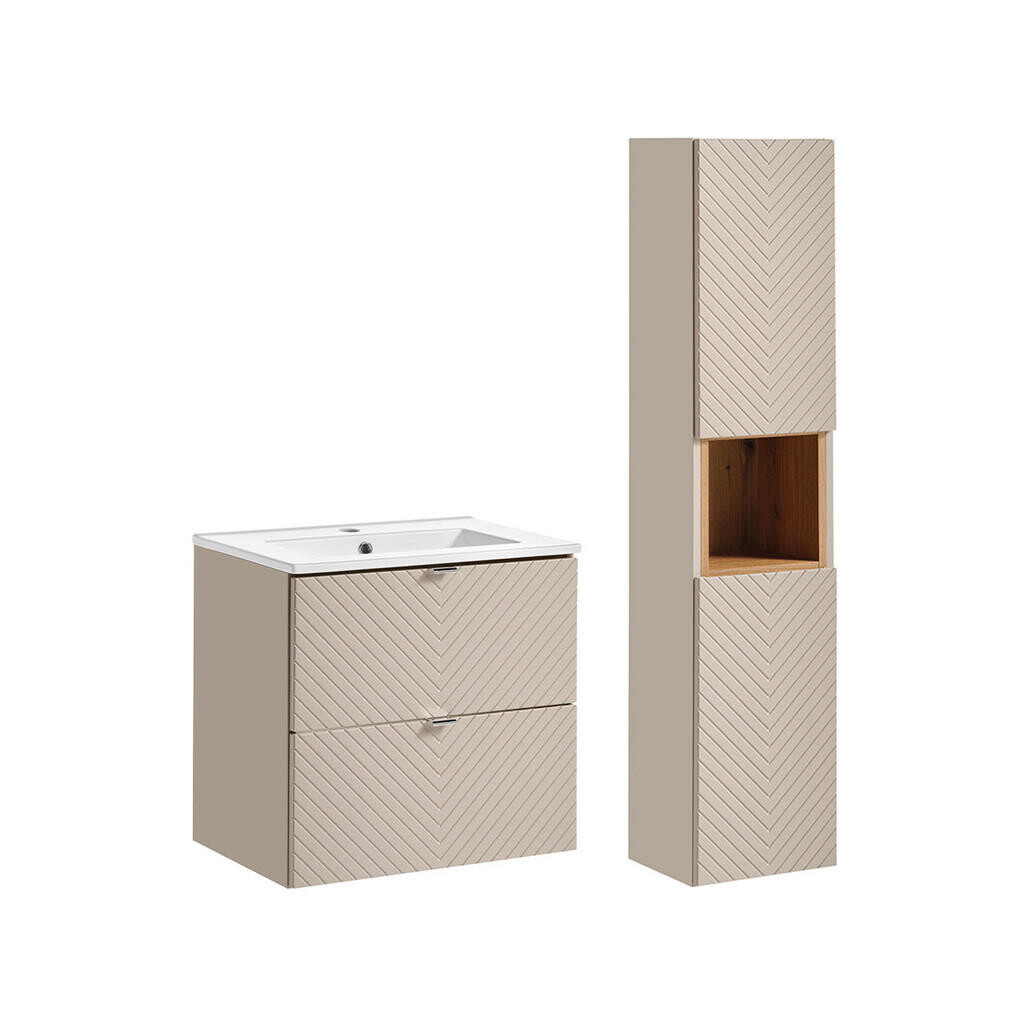 Petits-meubles KOUPELNOVÝ NÁBYTEK 60cm Manoa 2er-Set Kašmír