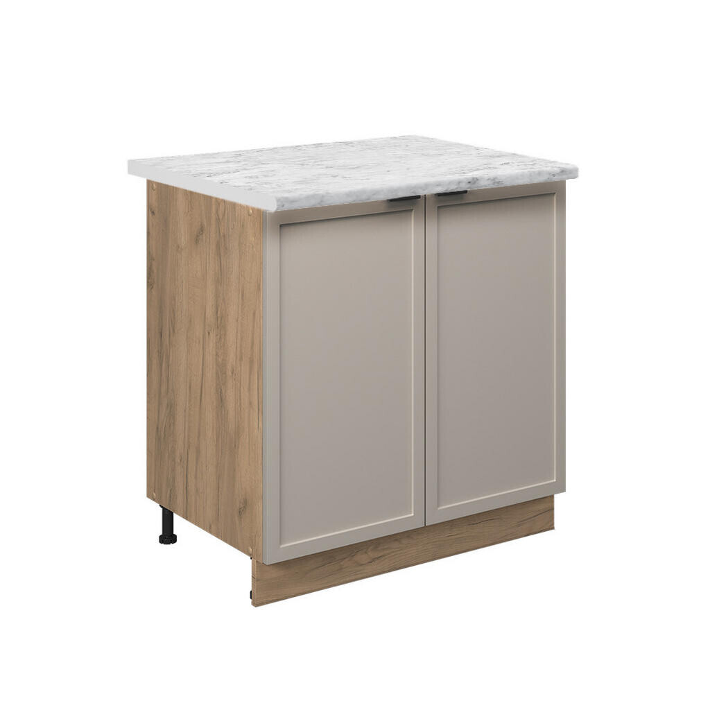 Vicco SPODNÍ SKŘÍŇKA KUCHYŇSKÉ LINKY Fame-Line GreyBeige 80 cm s policí, PD Mramor