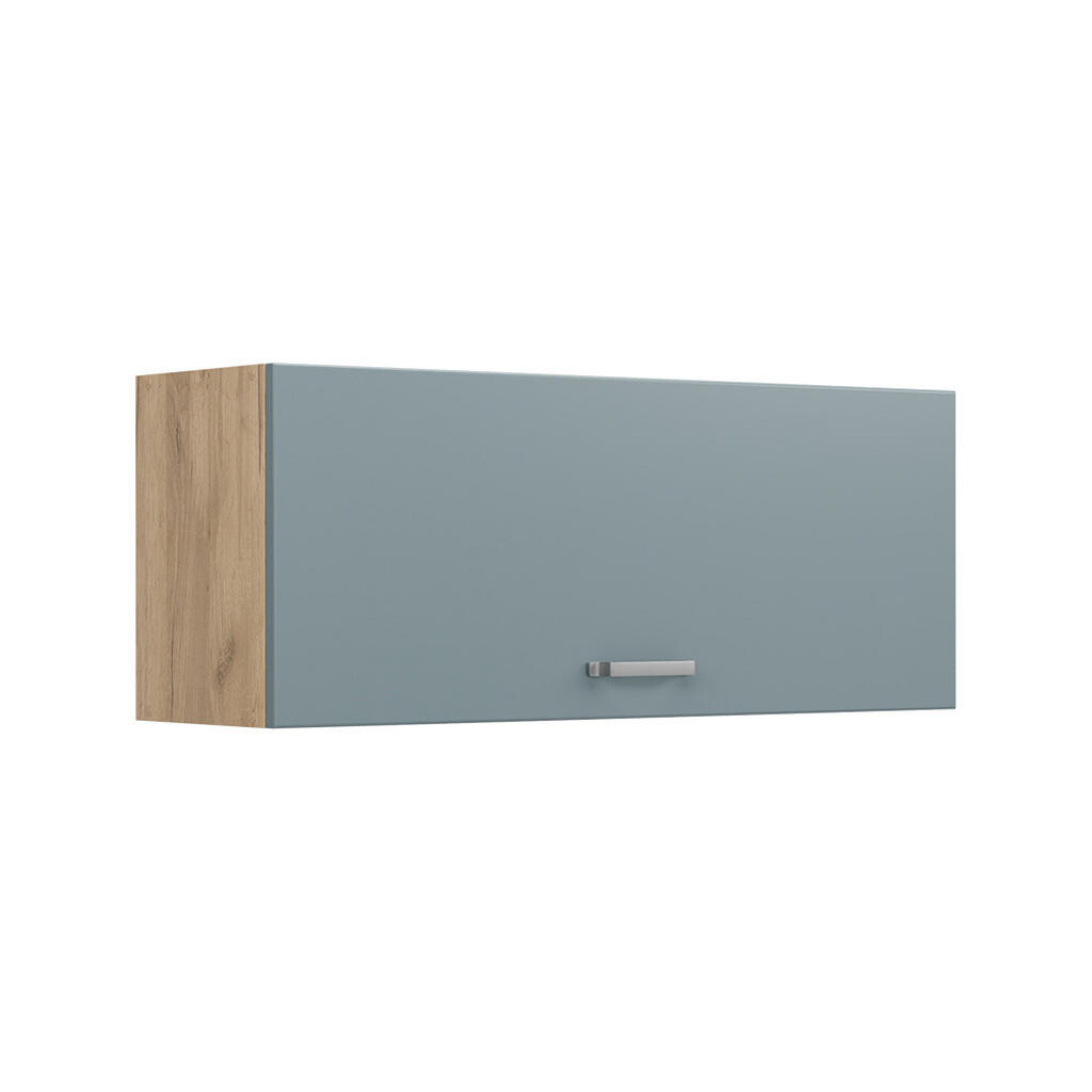Vicco VĚŠÁK NA STĚNU R-Line, Modrošedá/Zlatý mocný dub, 100 cm Plochý