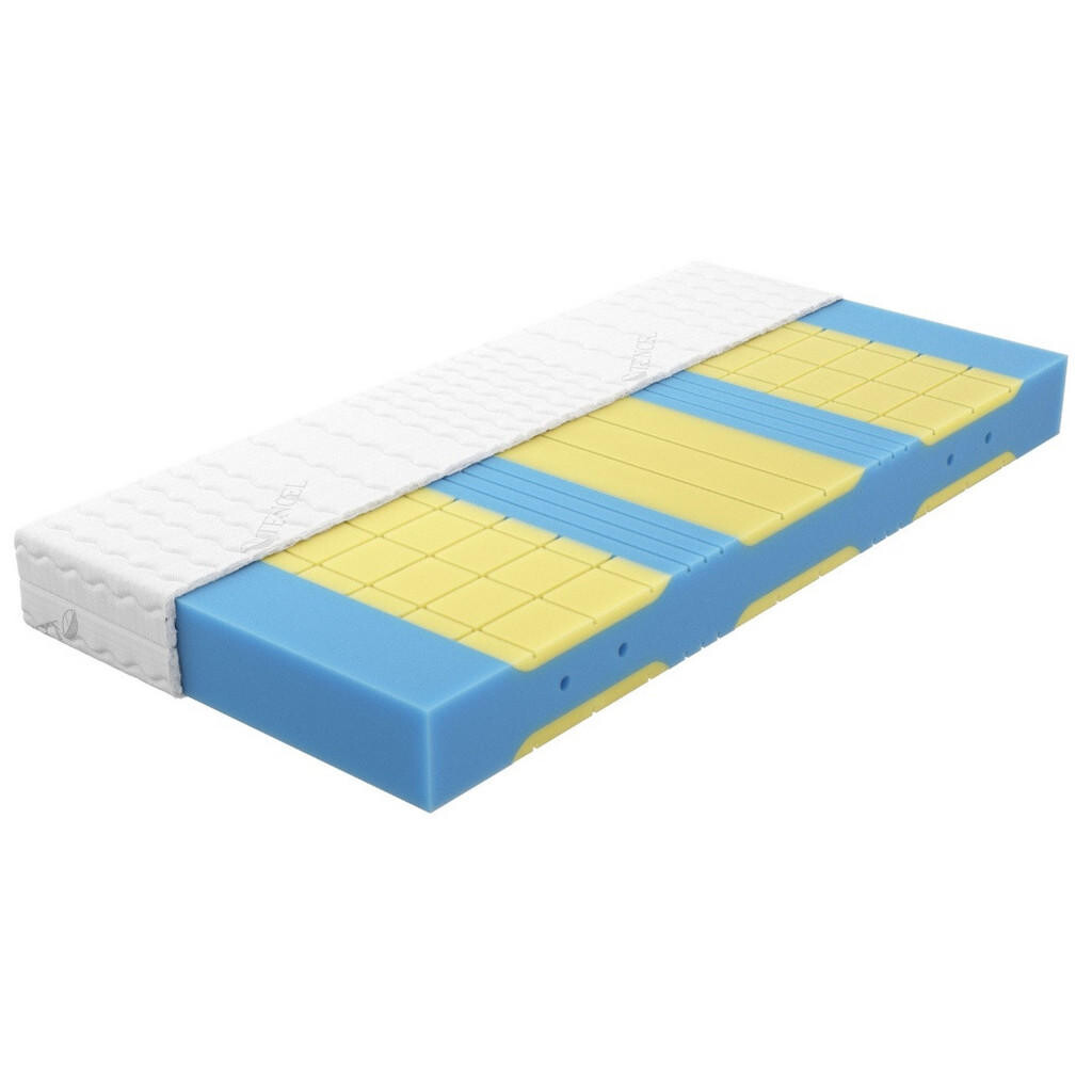 AM Qualitätsmatratzen MATRACE ze studené pěny s viskózními vložkami 90/200 cm H2 - výška 19 cm a potahem Tencel