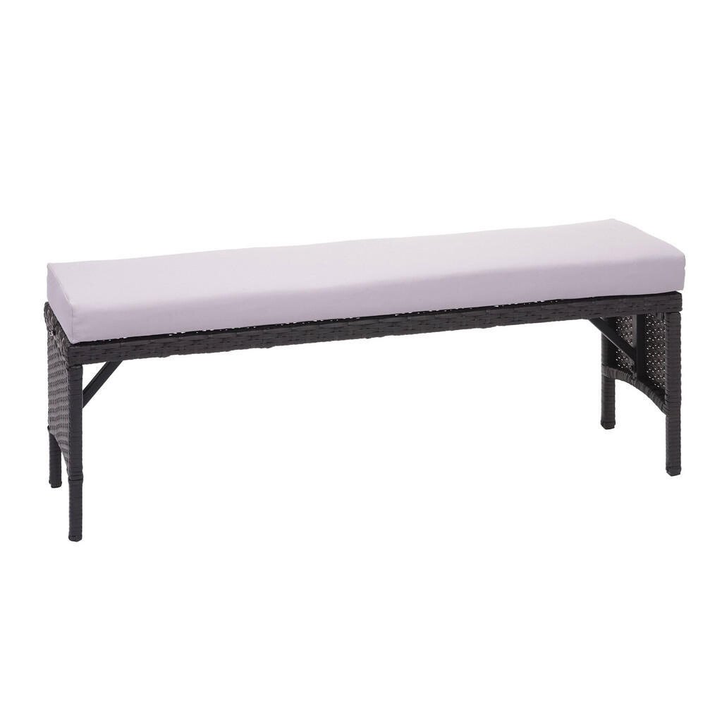 MCW POLY-RATTAN LAVICE Černá