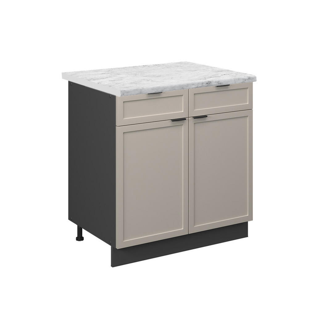 Vicco SPODNÍ SKŘÍŇKA KUCHYŇSKÉ LINKY Fame-Line GreyBeige 80 cm , PD Mramor