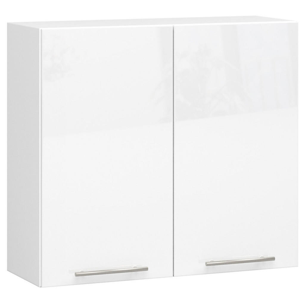 RAUMHIRSCH FURNITURE ZÁVĚSNÁ SKŘÍŇ Bílá, bílá lesklá 72/80/30
