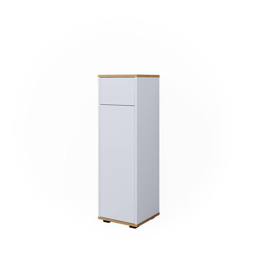 Vicco MIDI SKŘÍŇKA Didi Bílá/Artisan 30 x 97 cm se zásuvkou