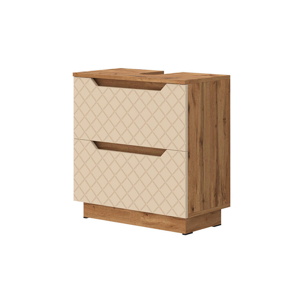 Vicco DOLNÍ SKŘÍŇKA POD DŘEZ Lotta Kašmír 59.8 x 62.5 cm se 2 zásuvkami