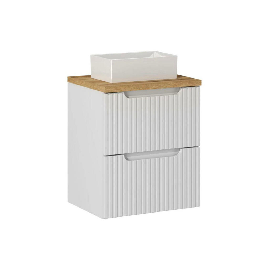 Petits-meubles UMYVADLO 50.4cm Riva Bílá a dřevo