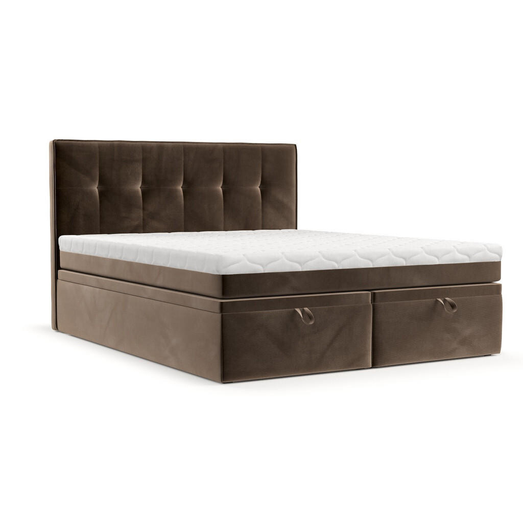 AltaBeds POSTEL BOXSPRING ARIVO 180/200 Hnědá