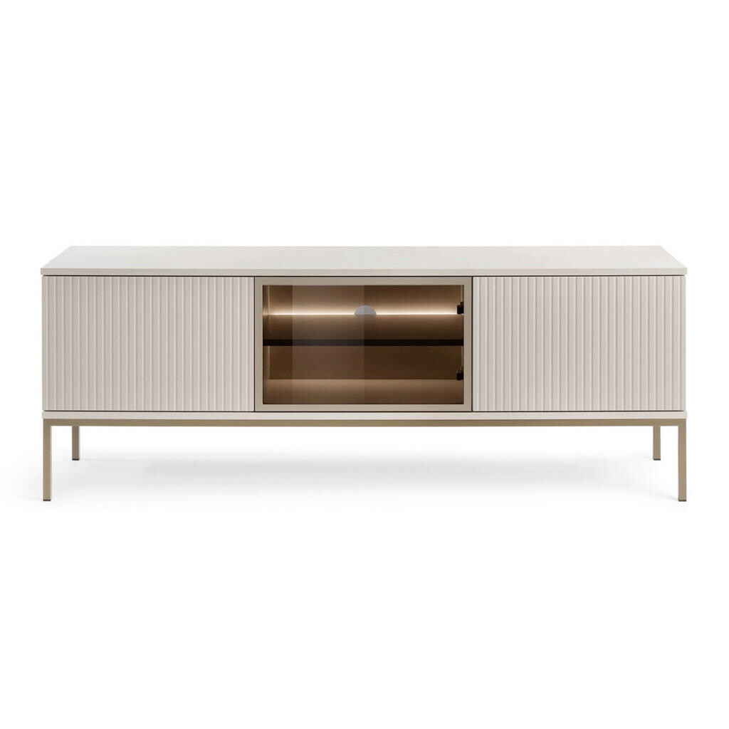 Selsey TV stolek Tosena šedobéžový 154/56/39 cm