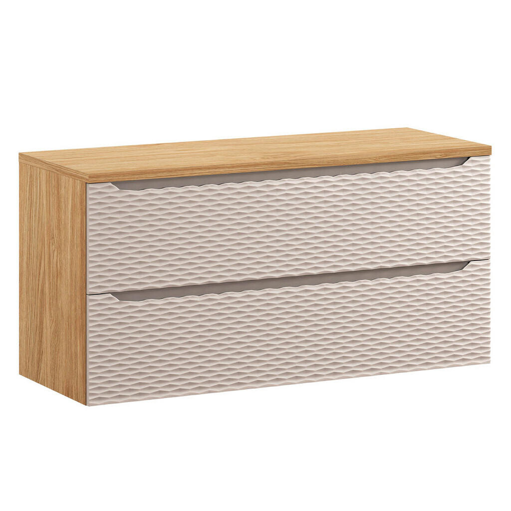 Petits-meubles SKŘÍŇKA POD UMYVADLO 120cm Elora Béžová a dřevo