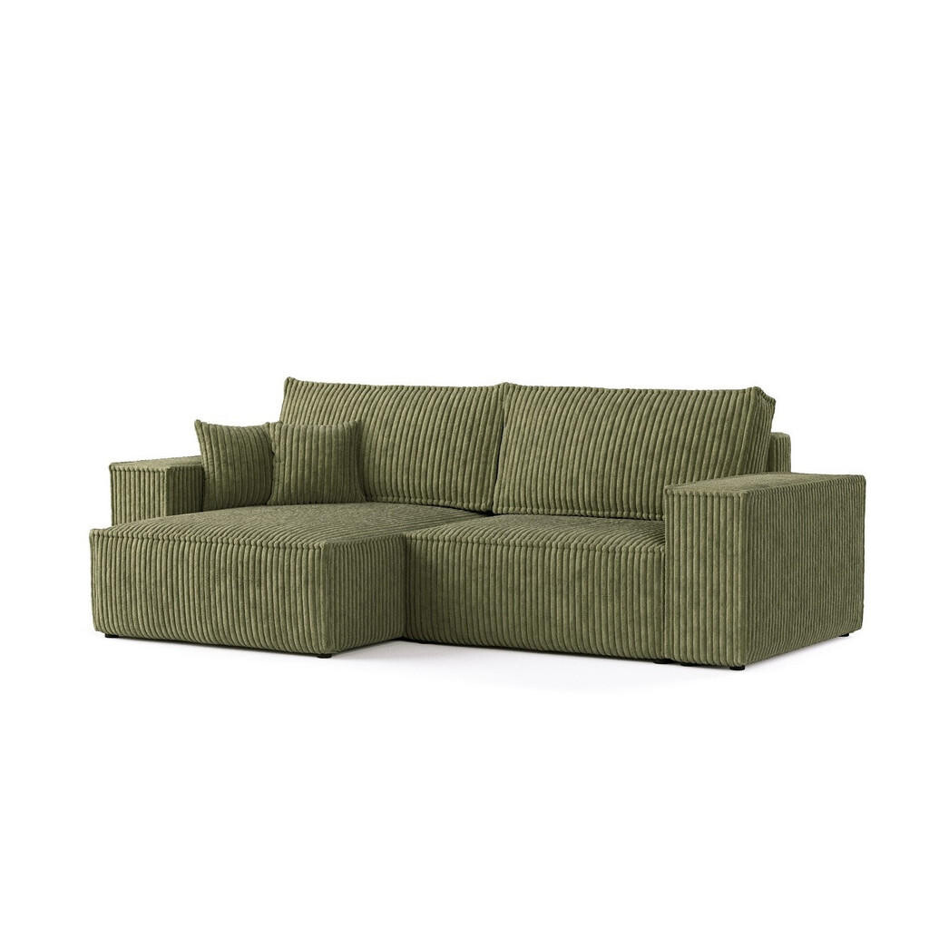 AltaBeds ROHOVÁ SEDAČKA CAVO, textil, Zelená