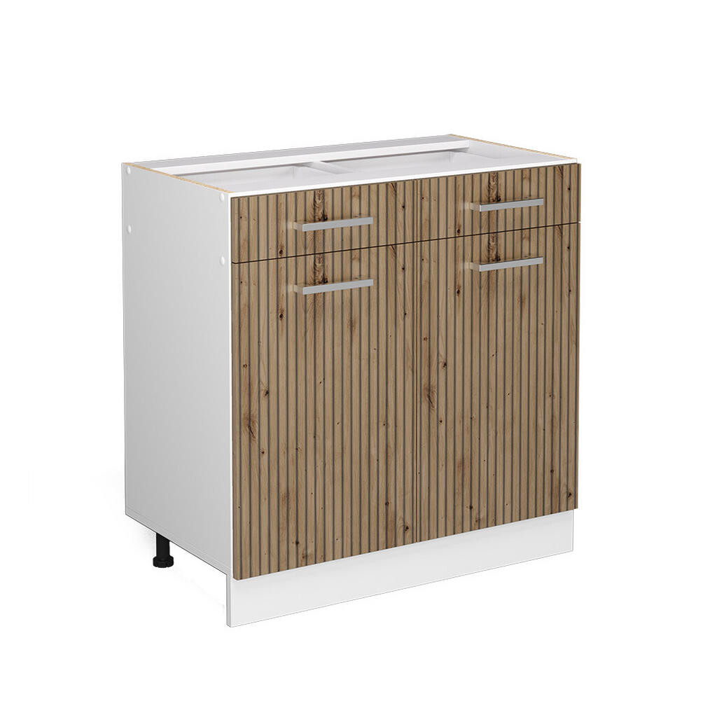 Vicco SPODNÍ SKŘÍŇKA KUCHYŇSKÉ LINKY R-Line Řemeslný dub 80 cm bez pracovní desky