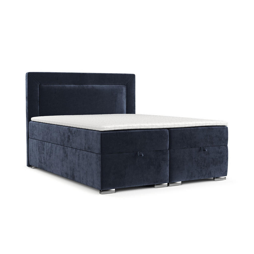 AltaBeds POSTEL BOXSPRING LONTANO 160/200 cm Tmavě modrá