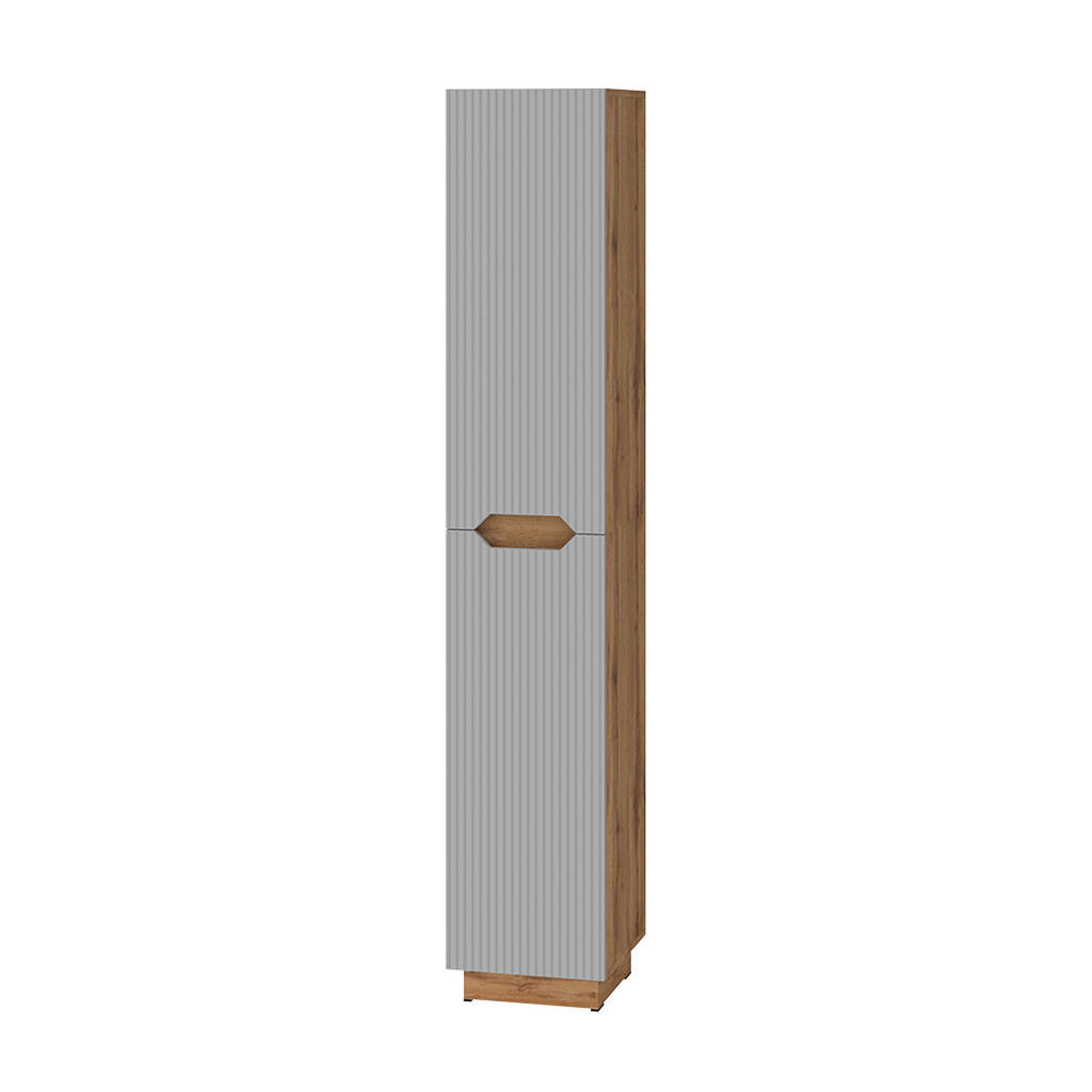 Vicco KOUPELNOVÁ SKŘÍŇKA Lotta Šedá 33 x 186 cm se 2 dveřmi