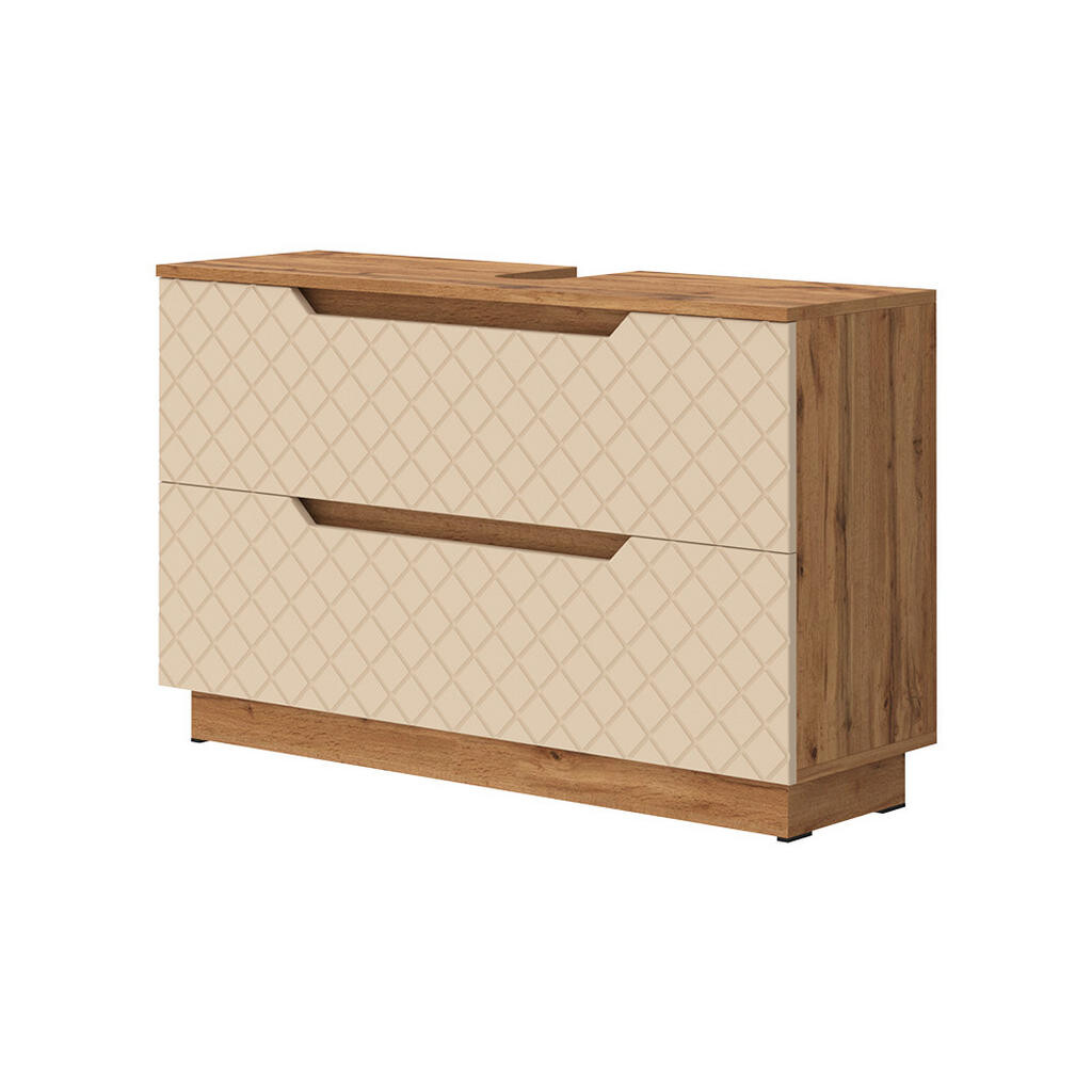 Vicco DOLNÍ SKŘÍŇKA POD DŘEZ Lotta Kašmír 99.4 x 62.5 cm se 2 zásuvkami